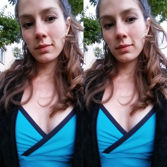 SOLD FILLMORE Lululemon Aqua Blue Cinch Up Side - Picture 7 of 8